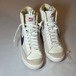 Kids Nike High Top Blazers Pink and Blue